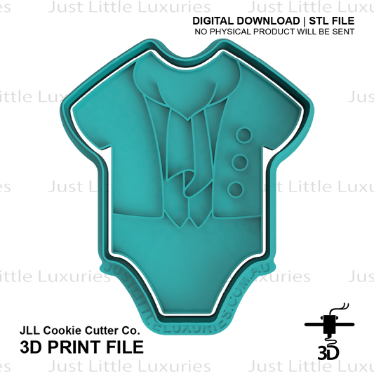 Beast Romper Cookie Cutter (STL - Digital Download)