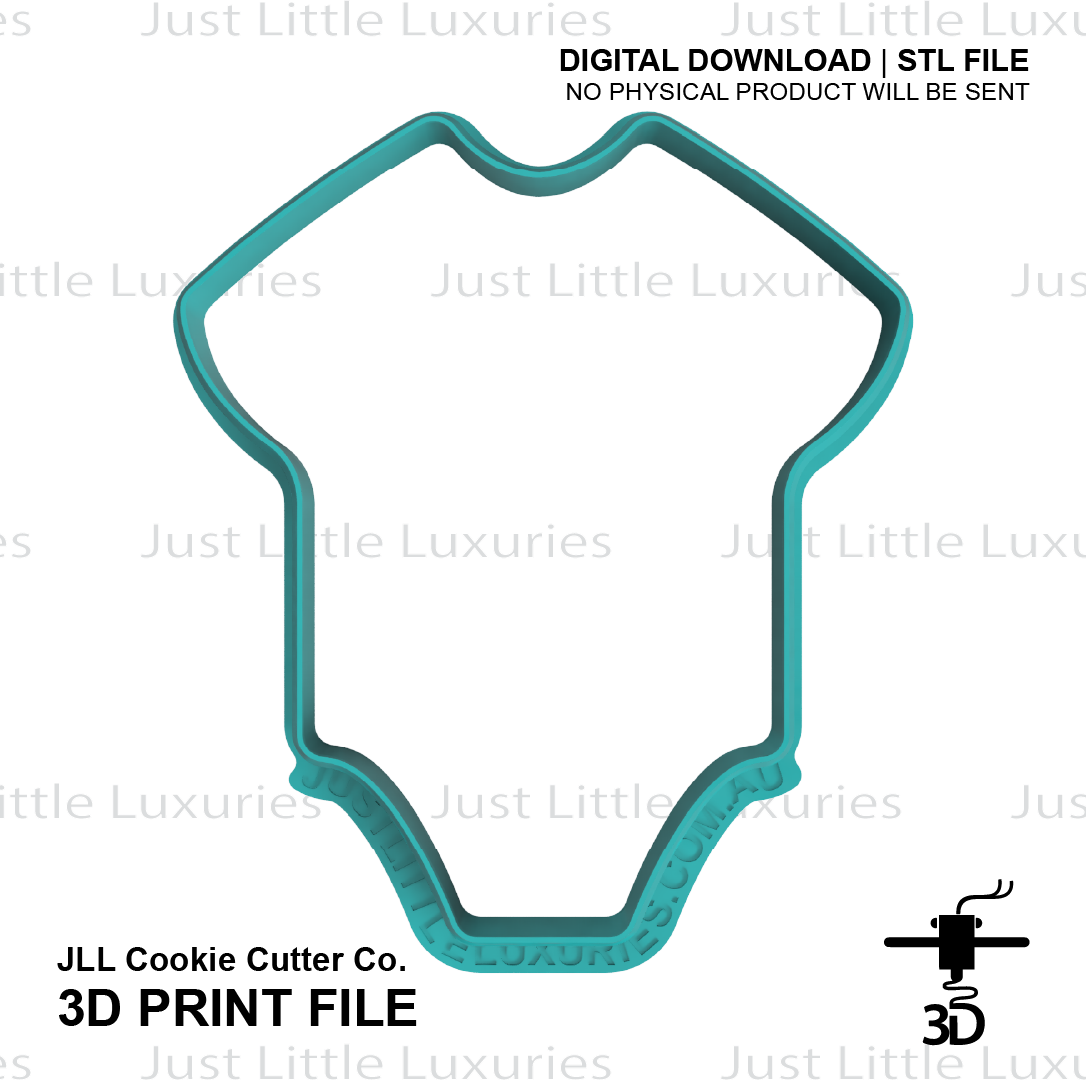 Beast Romper Cookie Cutter (STL - Digital Download)