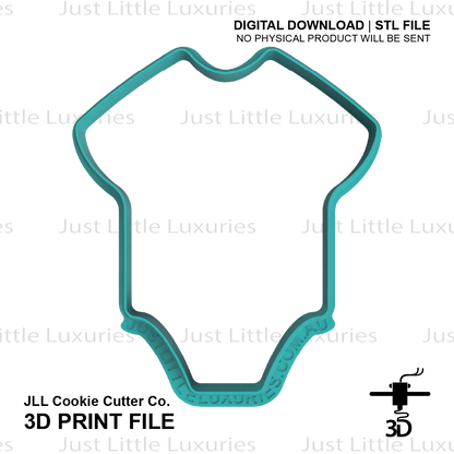 Beast Romper Cookie Cutter (STL - Digital Download)