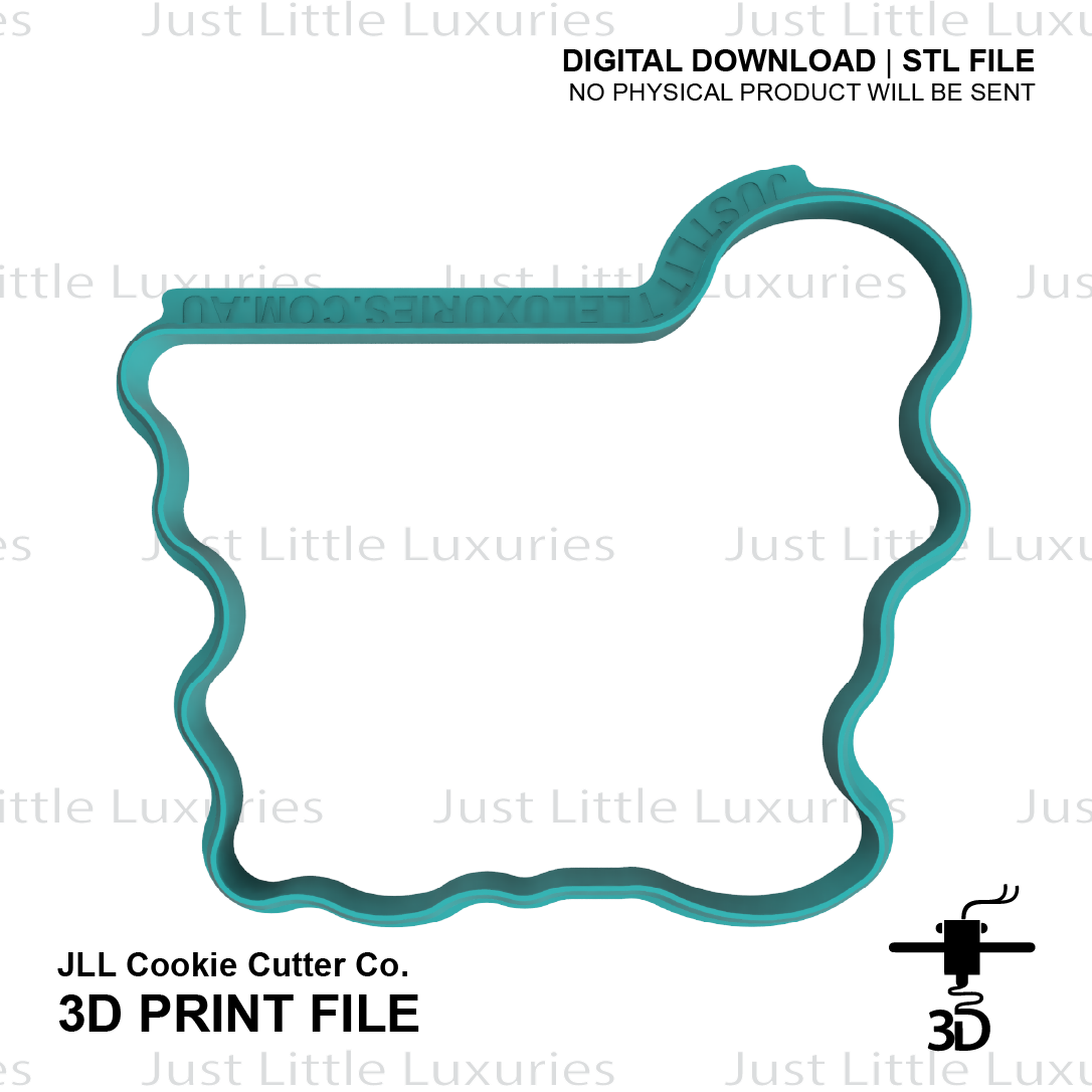 "Beauty or Beast" Cookie Cutter (STL - Digital Download)