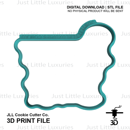 "Beauty or Beast" Cookie Cutter (STL - Digital Download)