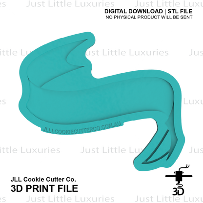 Banner Cookie Cutter (STL - Digital Download)