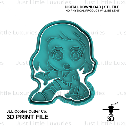 Black Widow Cookie Cutter (STL - Digital Download)
