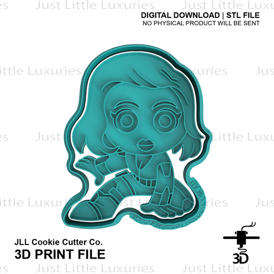Black Widow Cookie Cutter (STL - Digital Download)