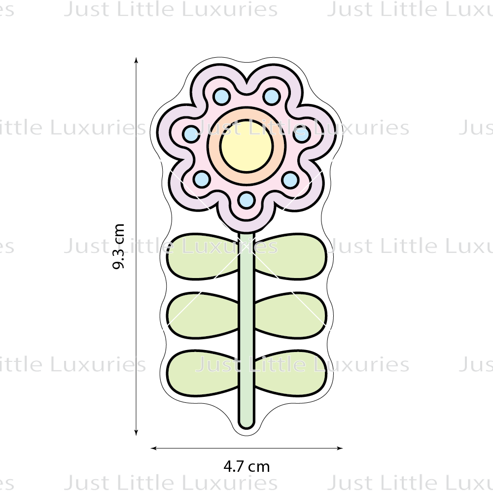 Boho Flower (1) Cookie Cutter