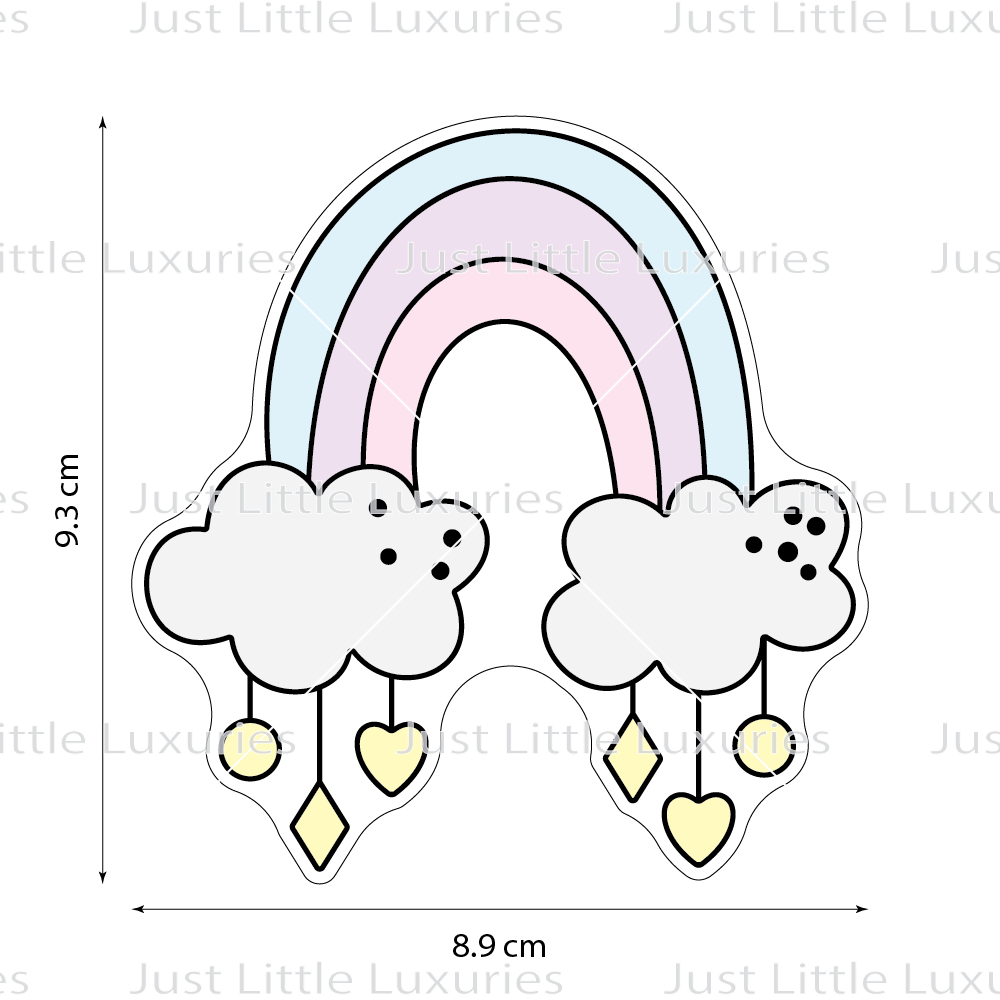 Boho Rainbow Cookie Cutter