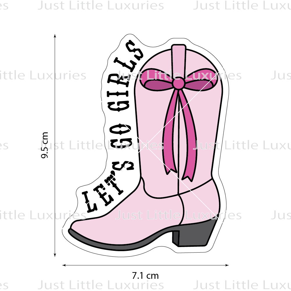 Pink Pony Club - Cowgirl Boot Cookie Cutter