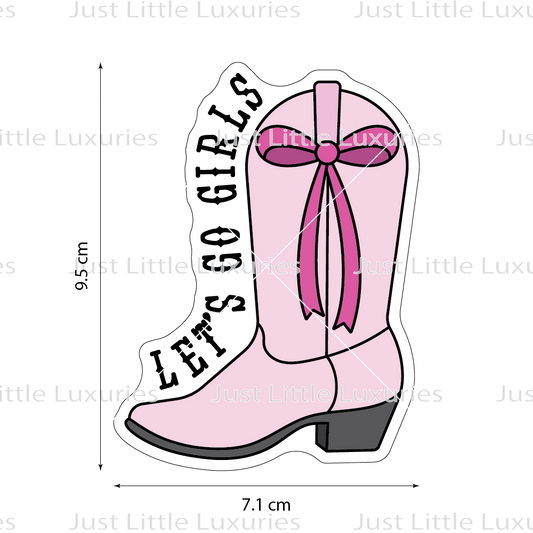 Pink Pony Club - Cowgirl Boot Cookie Cutter