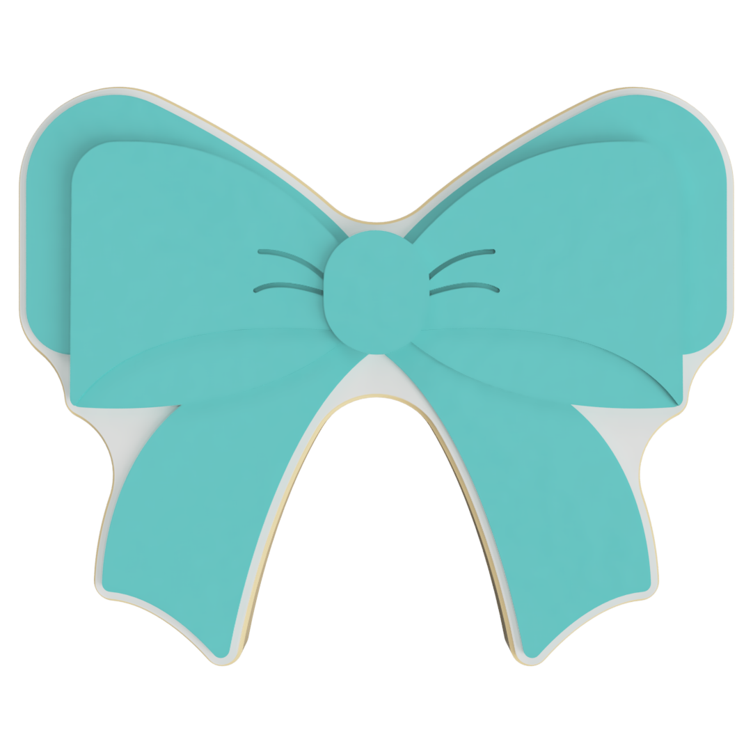 Tiffany Bow Layered Cookie Cutter