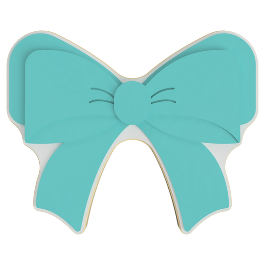 Tiffany Bow Layered Cookie Cutter