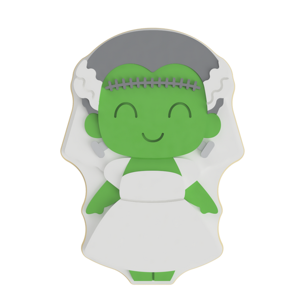 Bride of Frankenstein Layered Cookie Cutter