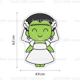 Bride of Frankenstein Layered Cookie Cutter