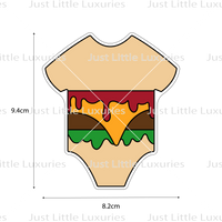 Burger Romper Cookie Cutter