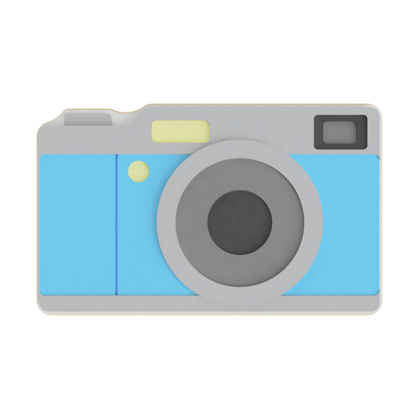 Retro Camera Layered Cookie Cutter