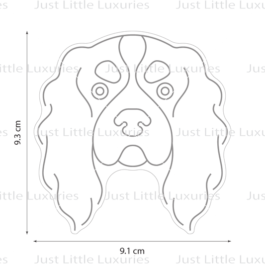 Cavalier King Charles Spaniel | Dog Face Cookie Cutter