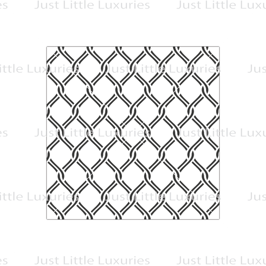 Chain Link Pattern Debosser