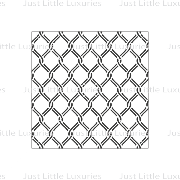 Chain Link Pattern Debosser
