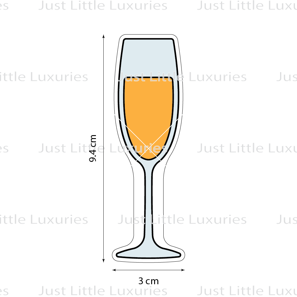 Champagne Flute Cookie Cutter Just Little Luxuries champagne-flute-cookie-cutter-just-little-luxuries