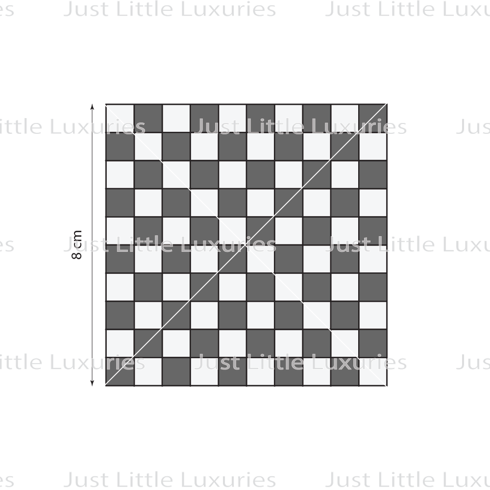 Checker Pattern Debosser | Vintage Race Day