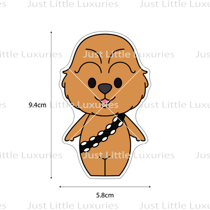 Chewbacca Cookie Cutter (STL - Digital Download)