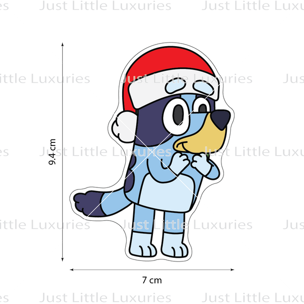 Christmas Bluey (2) Cookie Cutter