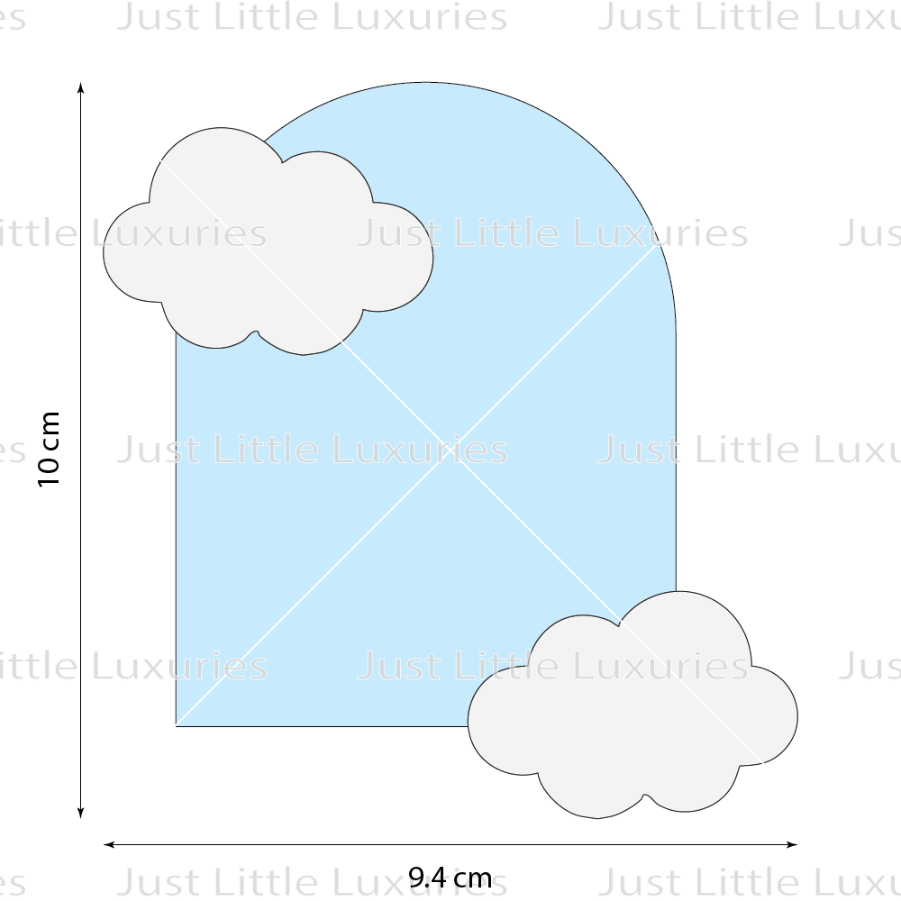 Cloud Frame Cookie Cutter