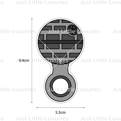 Death Star Rattle Cookie Cutter (STL - Digital Download)