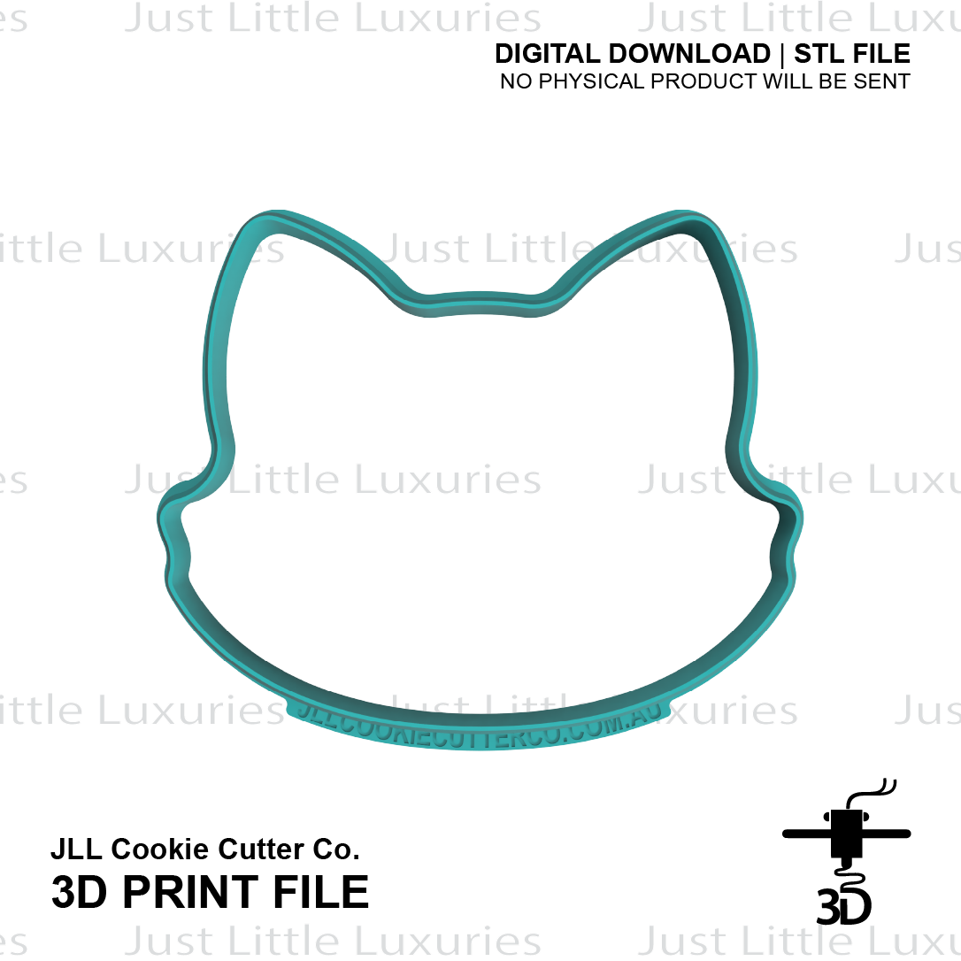 Derpy Tiger Cookie Cutter (STL - Digital Download)