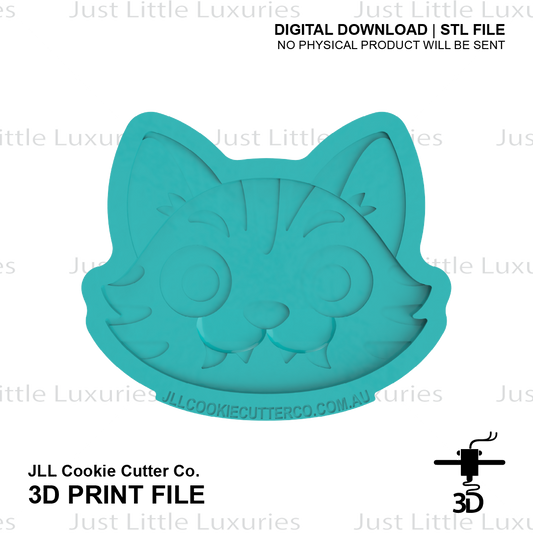 Derpy Tiger Cookie Cutter (STL - Digital Download)