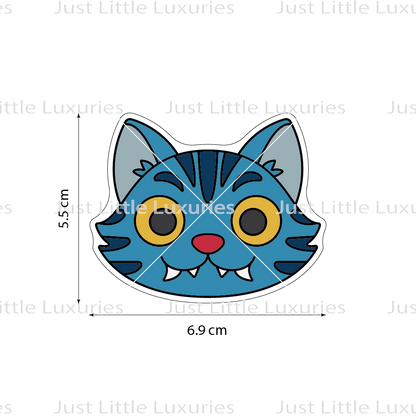 Derpy Tiger Cookie Cutter (STL - Digital Download)