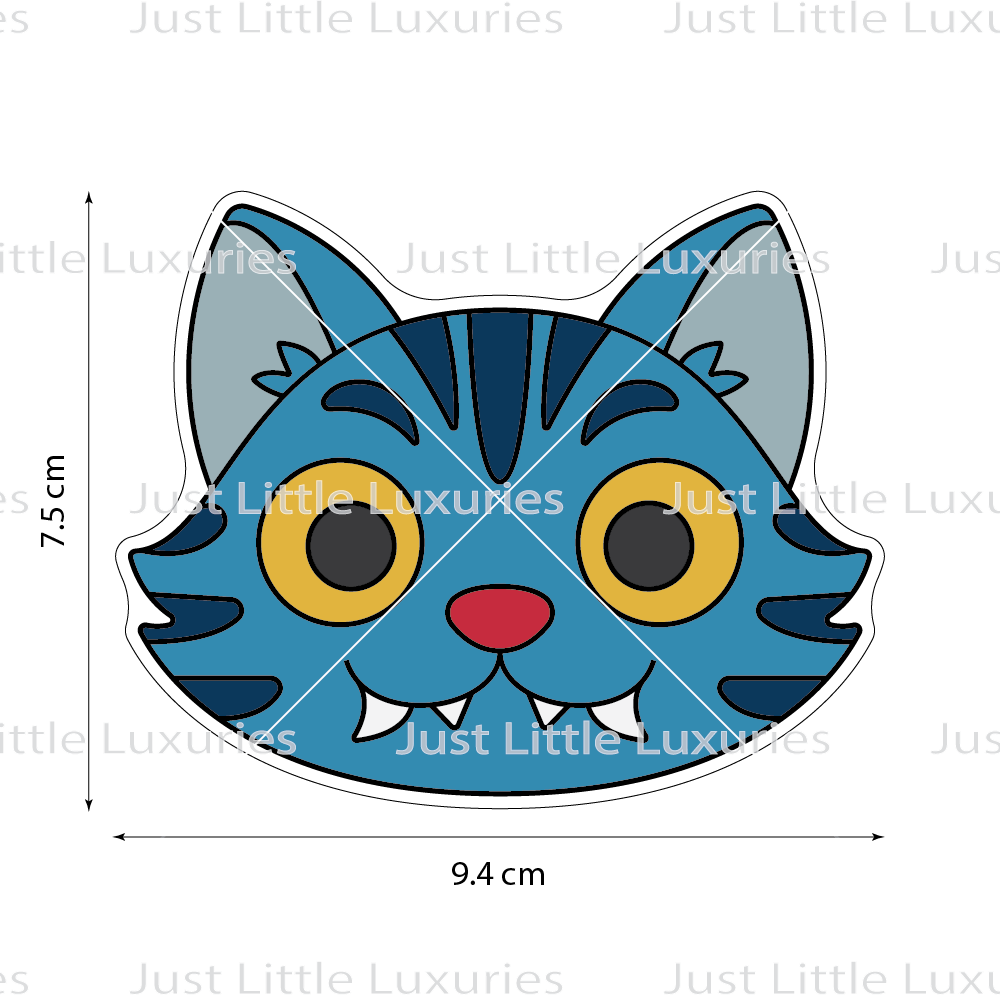 Derpy Tiger Cookie Cutter (STL - Digital Download)