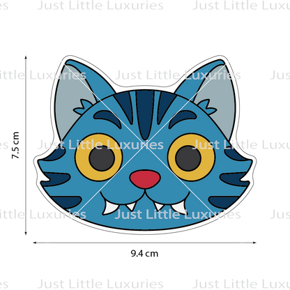 Derpy Tiger Cookie Cutter (STL - Digital Download)