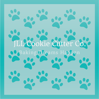 Paw Cookie Stencil