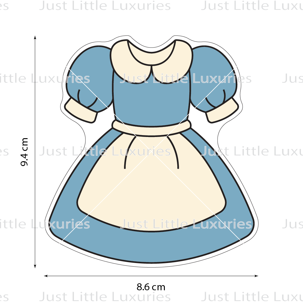 Dress Cookie Cutter | Alice's Tea Party