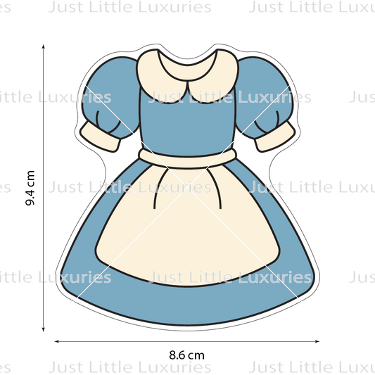 Dress Cookie Cutter | Alice's Tea Party