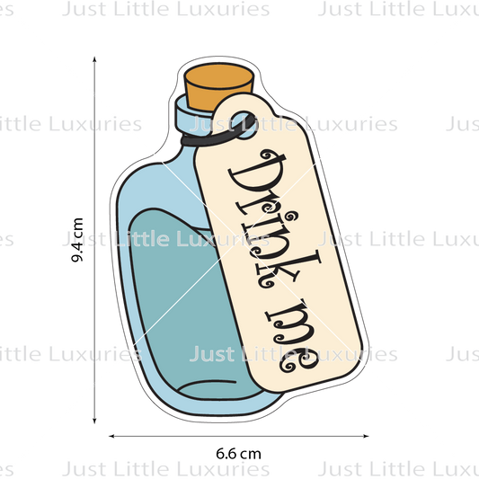 Drink Me Potion Cookie Cutter | Alice's Tea Party