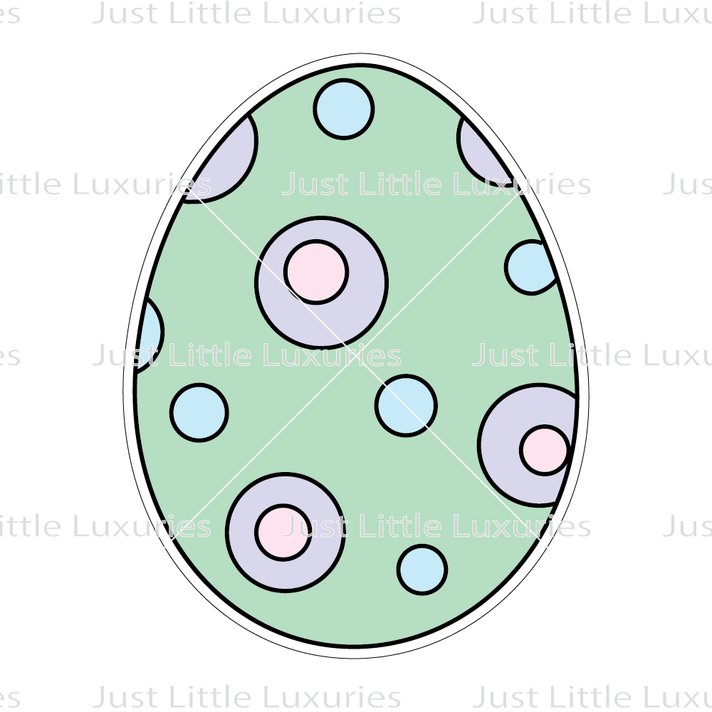 Easter Egg (Pattern #4) Cookie Cutter