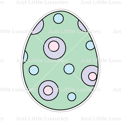 Easter Egg (Pattern #4) Cookie Cutter