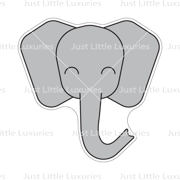 Elephant Face Cookie Cutter