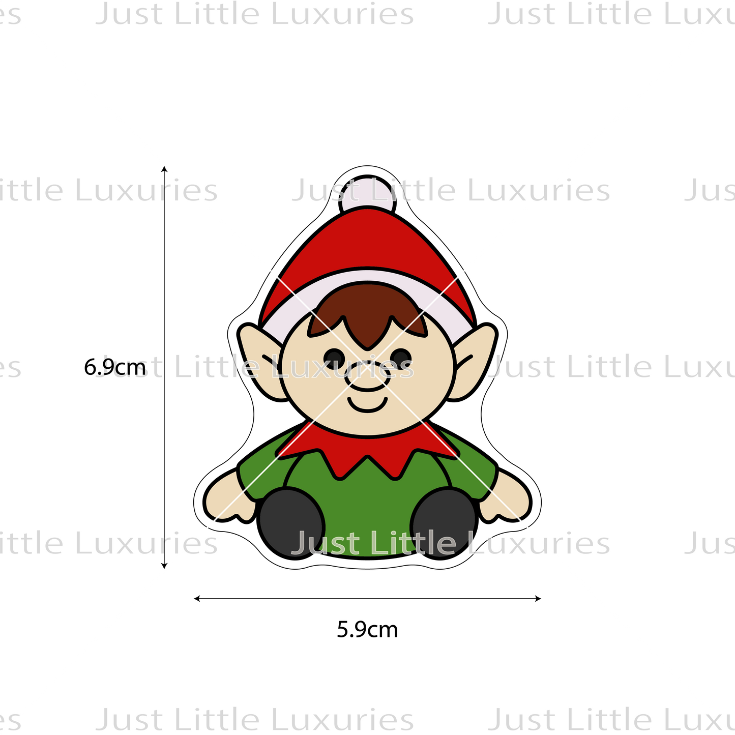 Christmas Plushies - Elf Cookie Cutter