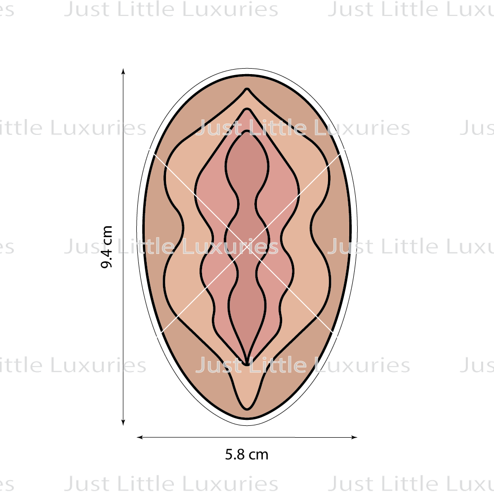 The Ember Vulva Cookie Cutter