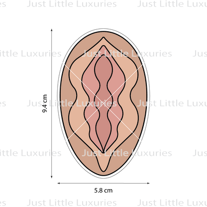 The Ember Vulva Cookie Cutter