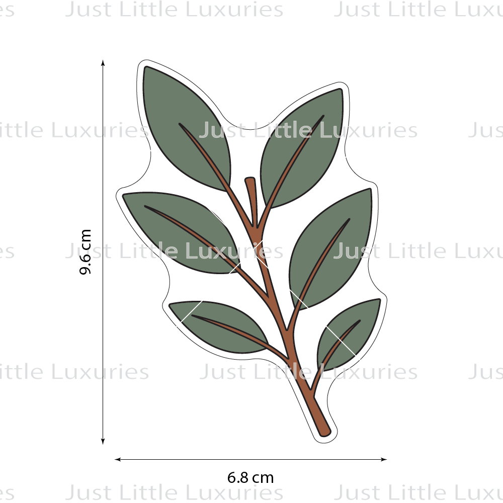 Eucalyptus Leaves Cookie Cutter | Native Florals - Mother's Day