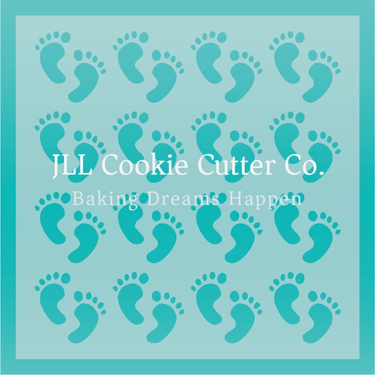 Baby Feet Cookie Stencil