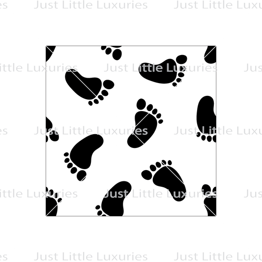 Feet (Light) Pattern Debosser