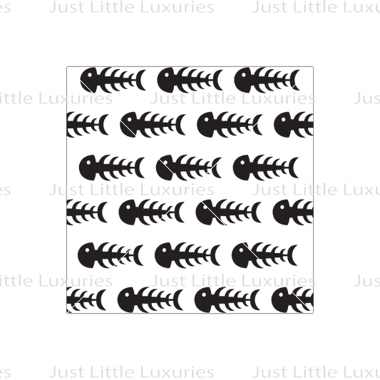 Fish Bone (Light) Pattern Debosser