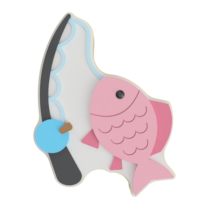 Fishing Rod Layered Cookie Cutter