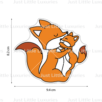 Fox Hug Cookie Cutter
