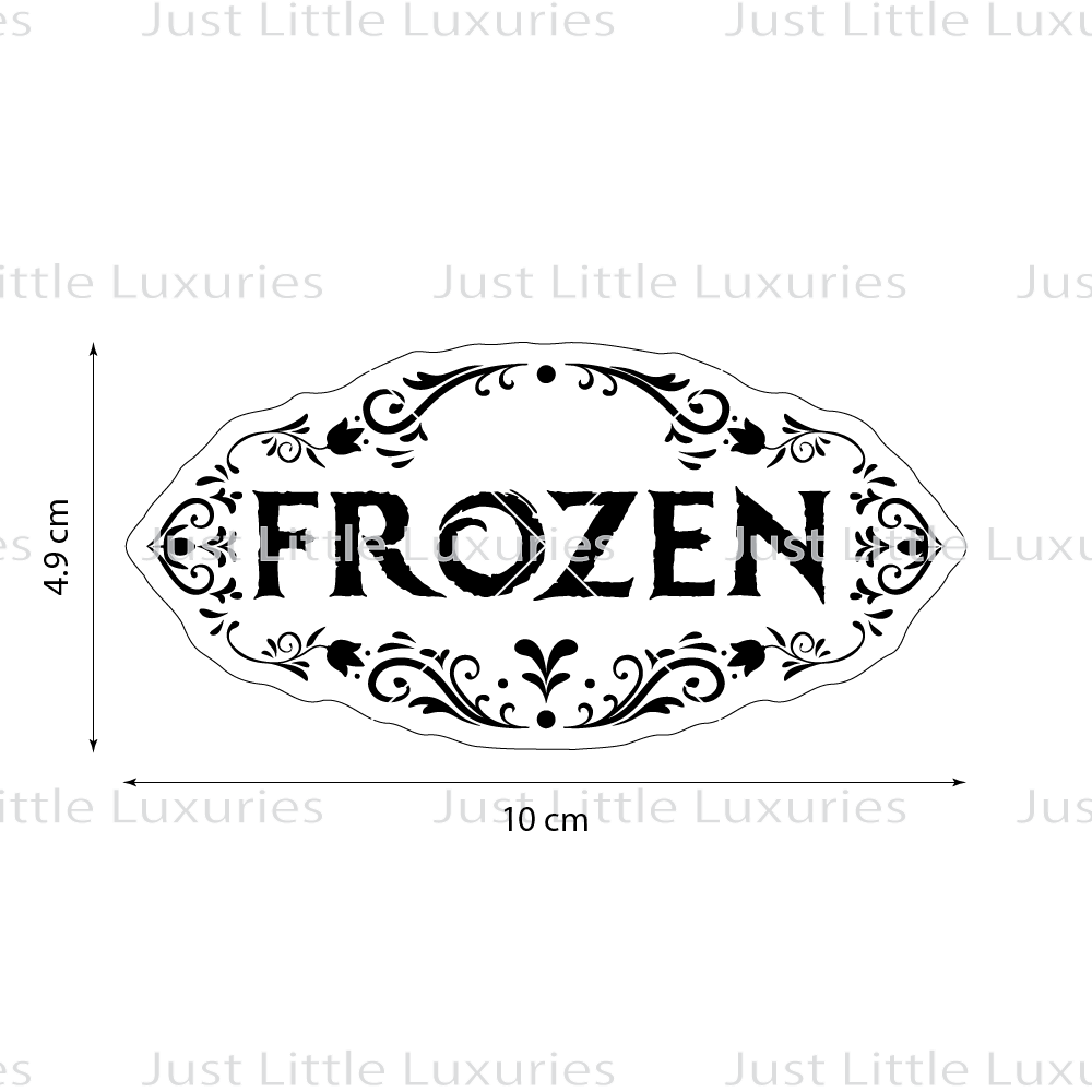 Frozen Logo Cookie Cutter