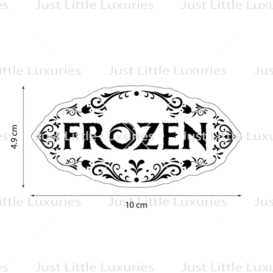 Frozen Logo Cookie Cutter